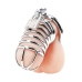 Blueline Deluxe Metal Chastity Device Ergonomic 2-Piece Set