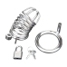 Blueline Deluxe Metal Chastity Device Ergonomic 2-Piece Set