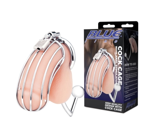 Blueline Restraint System with Integrated Dual Stimulation - Black, Adjustable