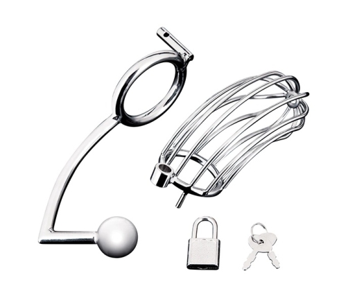 Blueline Restraint System with Integrated Dual Stimulation - Black, Adjustable