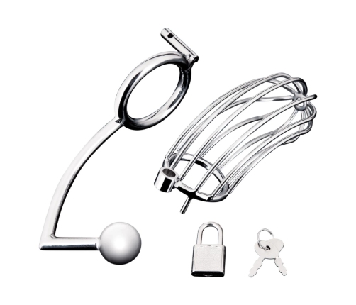 Blueline Restraint System with Integrated Dual Stimulation - Black, Adjustable