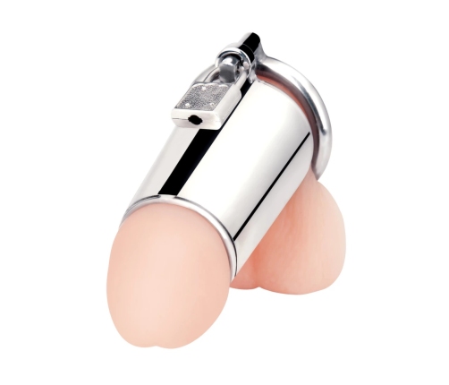 Blueline Ultimate Security Cylinder Anatomical Chastity Device - Transparent