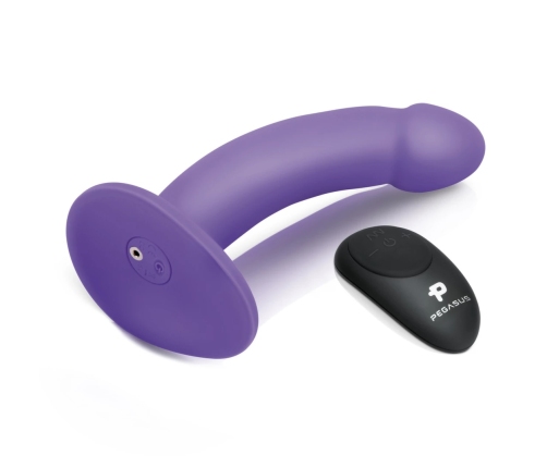 Pegasus 6'' Silicone Curved Peg - Adjustable Harness Set, Black