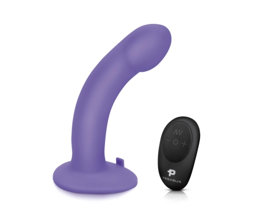 Pegasus 6'' Silicone Curved Peg - Adjustable Harness Set, Black