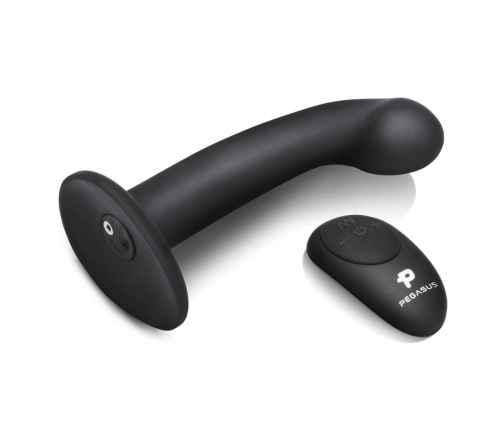 Pegasus 6 Silicone Peg with Harness & Wireless Remote, Black