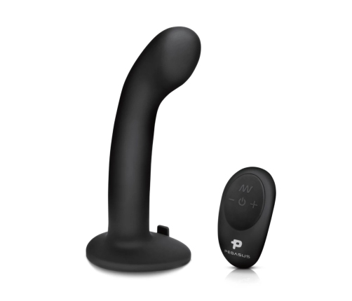 Pegasus 6 Silicone Peg with Harness & Wireless Remote, Black