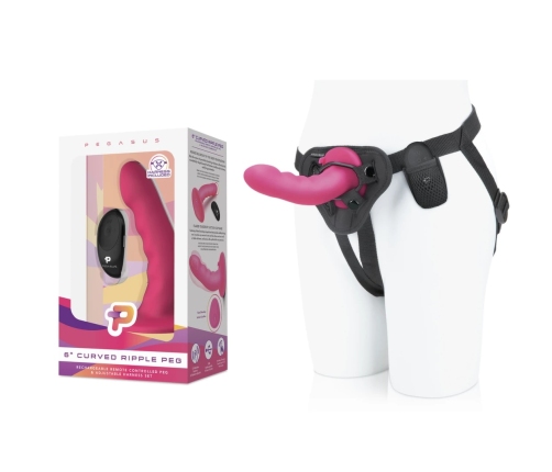 Pegasus 6 Curved Ripple Silicone Model with Adjustable Harness Set