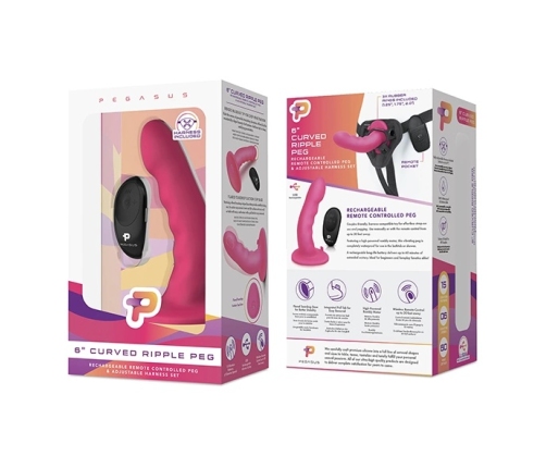 Pegasus 6 Curved Ripple Silicone Model with Adjustable Harness Set