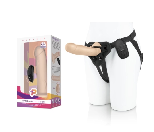 Pegasus Silicone 8” Anatomical Model with Adjustable Harness Set