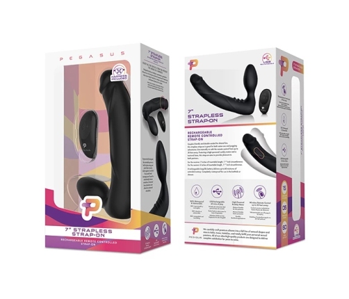 Pegasus - 7â Strapless Silicone Strap-On