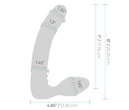 Pegasus - 7â Strapless Silicone Strap-On
