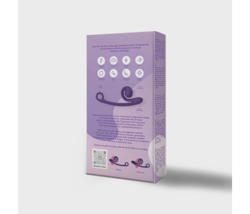 Snail Vibe - Curve Vibrator Purple