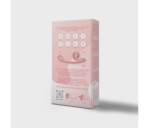 Snail Vibe - Curve Vibrator Peachy Pink