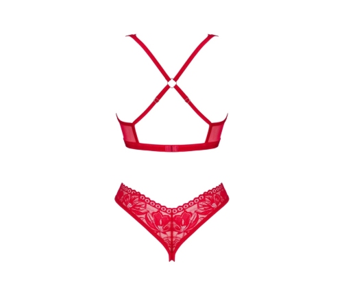 Obsessive - Lacelove cupless 2-pcs set XL/2XL