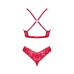 Obsessive - Lacelove cupless 2-pcs set XL/2XL