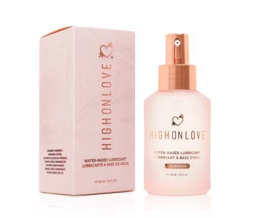 HighOnLove Water-Based Lubricant with Hemp Oil - Vegan, 100 ml