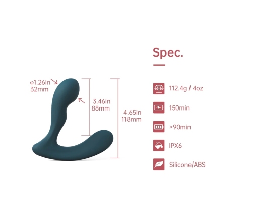 Magic Motion Solstice X Flexible App-Controlled Intimate Massager 118mm