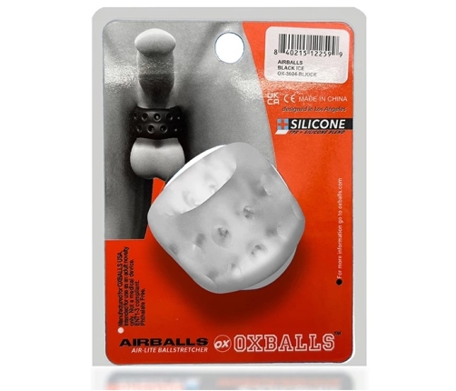 Oxballs AIRBALLS Air-Lite Ballstretcher Clear Ice Silicone Ring