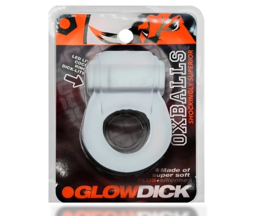 Oxballs Glowdick LED Intimate Ring Clear Ice - Ergonomic, Illuminated Design
