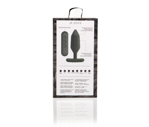 Je Joue - Onyx Butt Plug with Remote Control