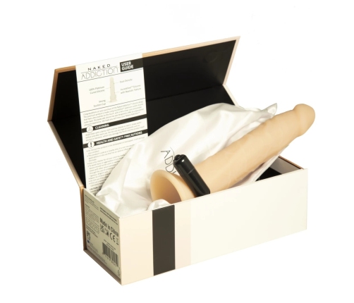 Naked Addiction Silicone Bendable System Dual Layer Vanilla 22.8cm