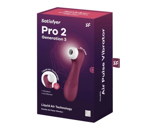 Satisfyer - Pro 2 Generation 3 Wine Red