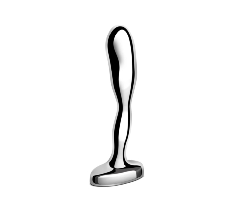 b-Vibe Stainless Steel Prostate Plug Medium Ergonomic Design 240g