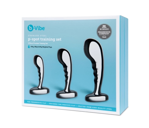B-Vibe - Stainless Steel P-Spot Training Set