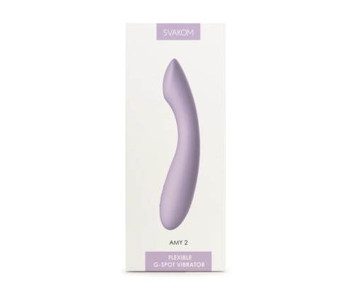 Svakom - Amy 2 G-Spot & Clitoral Vibrator Light Purple