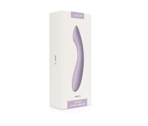 Svakom - Amy 2 G-Spot & Clitoral Vibrator Light Purple