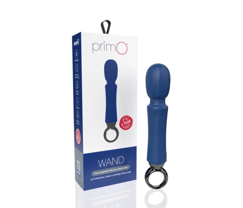 The Screaming O Primo Wand Blueberry - 5-Speed Rechargeable Massager