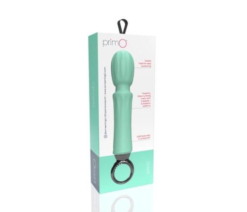 The Screaming O Primo WandKiwi Rechargeable Wand Vibrator Green