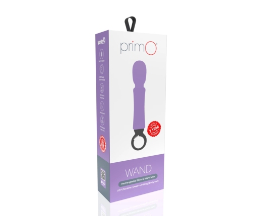 The Screaming O Primo Wand Lilac Rechargeable Silicone Massager