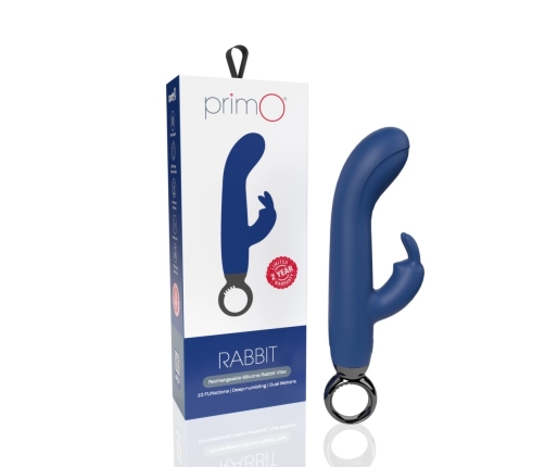 The Screaming O Primo Rabbit Blueberry Rechargeable Silicone Model