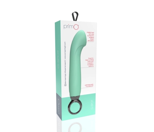 The Screaming O Primo G-Spot Kiwi Vibrator - Rechargeable Silicone, 6.25"