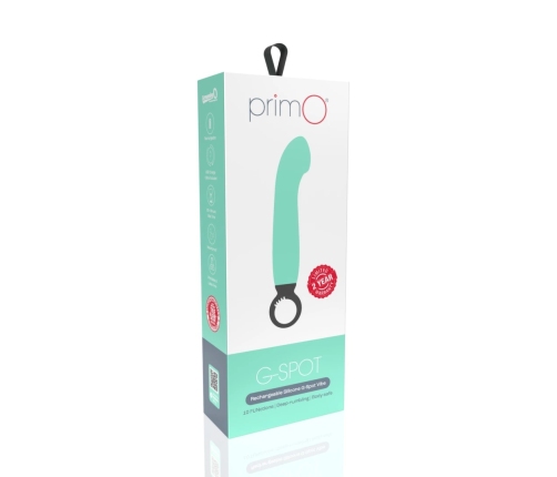 The Screaming O Primo G-Spot Kiwi Vibrator - Rechargeable Silicone, 6.25"