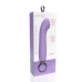 The Screaming O Primo Lilac Curved Vibrator Rechargeable Silicone 6.25"