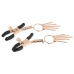 Sportsheets Verge Adjustable Intimate Clamps with Gold Rods, Black/Gold
