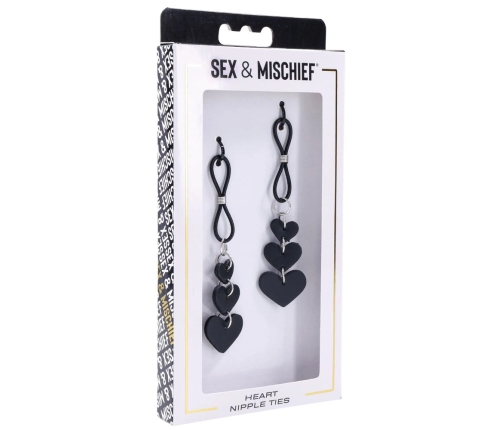 Sportsheets - Sex & Mischief Heart Nipple Ties