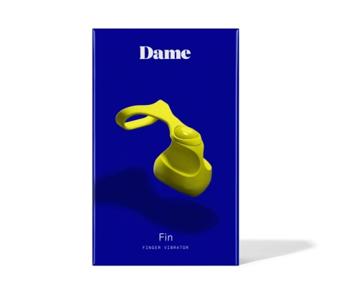 Dame - Fin Finger Vibrator Citrus