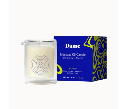 Dame Products - Massage Oil Candle Wild Lust Lime