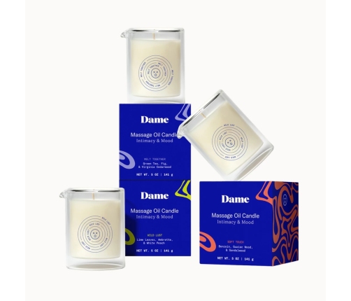 Dame Products - Massage Oil Candle Melt Together