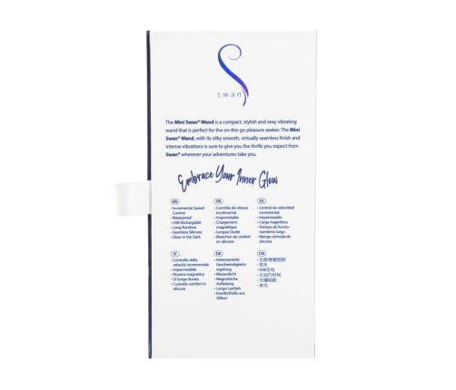 Swan - The Mini Swan Wand Glow In The Dark Purple