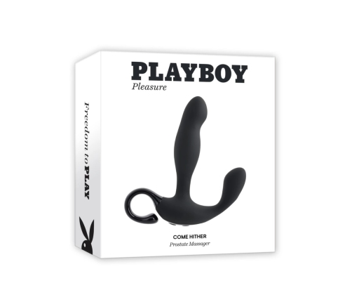 Playboy Pleasure - Come Hither Prostate Massager - Black