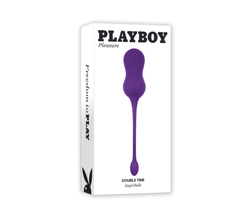 Playboy Pleasure - Double Time Kegel Ball - Purple