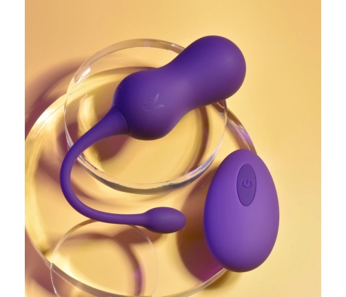 Playboy Pleasure - Double Time Kegel Ball - Purple