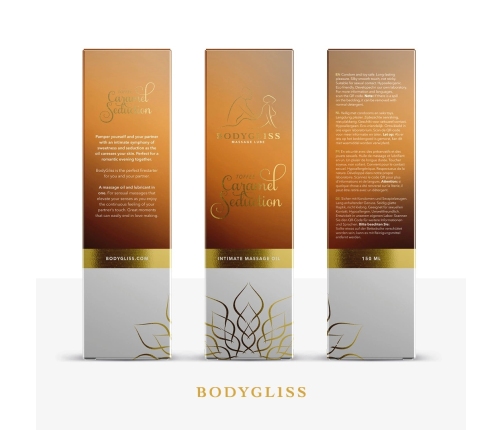 Bodygliss - Intimate Massage Oil Toffee Caramel Seduction