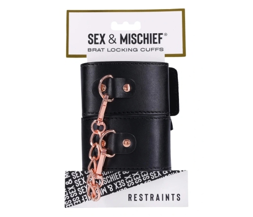Sportsheets - Sex & Mischief Brat Locking Cuffs