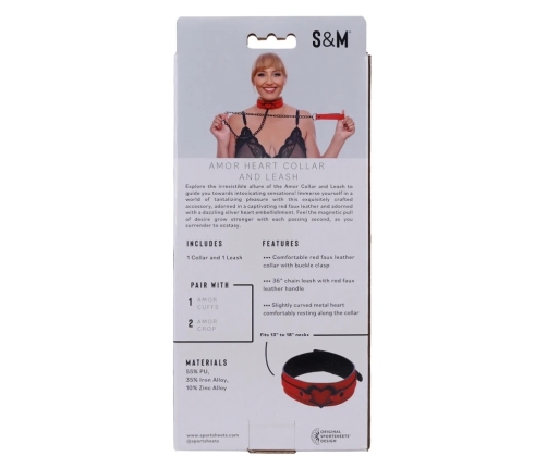 Sportsheets - Sex & Mischief Amor Collar and Leash
