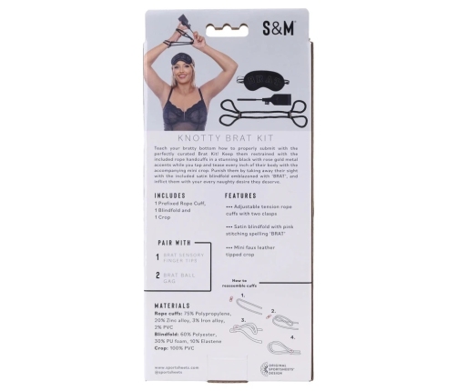 Sportsheets - Sex & Mischief Knotty Brat Kit